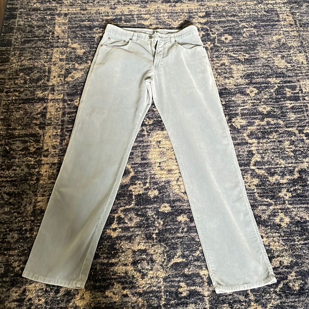 Ermenegildo Zegna Men's Solid Corduroy 5-Pocket Pants